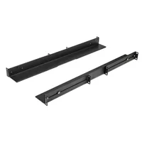 StarTech.com 1HE 19 Zoll Server Rack Schienen - 60,9-91cm Einstellbare Tiefe - Universelle 4 Pfosten Rack Schienen - Netzwerk Geräte/Server/UPS Schienen für HPE ProLiant Dell PowerEdge (UNIRAILS1UB)