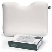 Smartsleep Kopfkissenbezug Silence L 54 x 40 x 12 cm, Weiss - Nachhaltigkeit: Nicht angegeben - Verschlusstyp: Reissverschluss - Grösse: 54 x 40 x 12 cm - Motiv: Uni - Detailfarbe: Weiss - Detailmaterial: Baumwolle (CO)