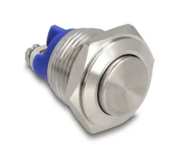 DeLOCK Push Button for Installation 16 mm 2 x Screw Terminal actuator high