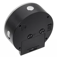 TFA Dostmann Analoger Wecker Schwarz - Ausstattung: Hintergrundbeleuchtung - Funktionen: Snooze-Funktion - Alarm - Anti-Rutsch-Füsse - Displaytyp: Analog - Detailfarbe: Schwarz - Funksignal: Nein - Betriebsart: Batteriebetrieb