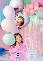PartyDeco Balloons Strong 27 cm, Gabby’s Dollhouse, mix
