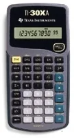 TEXAS INSTRUMENTS Wissenschaftlicher Rechner TI-30XA 10-stelliges Display