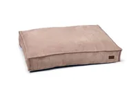 Designed by Lotte Hunde-Bett Ribbed Rosa 100x70x15cm - Breite: 100 cm - Länge: 70 cm - Detailfarbe: Rosa - Tierart: Hund - Produkttyp: Bett