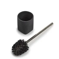 Zeller Present Toilettenbürste Dark Stone Schwarz - Art: Toilettenbürsten-Set - Detailfarbe: Schwarz - Detailmaterial: Polyresin - Grundmaterial: Kunststein