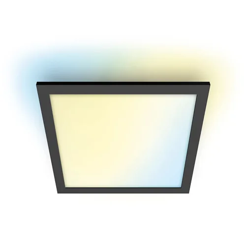 WiZ Panel Tunable White Deckenleuchte Schwarz 1000 lm - Lampensockel: LED fest verbaut - Farbtemperatur Kelvin: 2700 bis 6500 K - Aussenanwendung: Nein - Gesamtleistung: 12 W - Leuchten Kategorie: Panel - Lichtfarbe: Tunable White