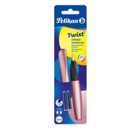 Pelikan Füllfederhalter Classy Medium (M), Girly Rose - Strichstärke: Medium (M) - Set: Nein - Bedienungsseite Stift: Universal - Ergnonomisch Schreiben: Ja - Anwender: Jugendliche - Kinder - Schüler - Schriftfarbe: Königsblau
