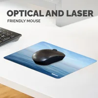 Fellowes Workplace Bedruckte Mausmatte Ozean - Tiefe: 203 mm - Breite: 228 mm - Detailfarbe: Mehrfarbig - Form: Eckig - Höhe: 2 mm - Handgelenkauflage: Nein