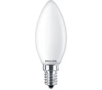 Philips Professional Lampe CorePro LEDCandle ND 6.5-60W B35 E14 827 FRG - Energieeffizienzklasse: E - Lampensockel: E14 - Protokoll: Ohne - Smart Home: Nicht kompatibel - Farbtemperatur Kelvin: 2700 K - Gesamtleistung: 6.5 W