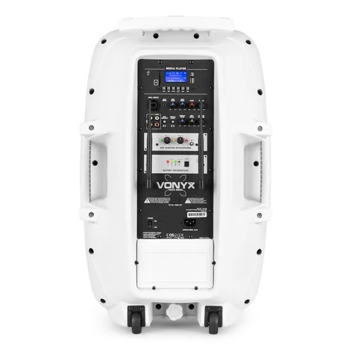 Vonyx Verve46W Trolley Public Address (PA) system 1000 W White