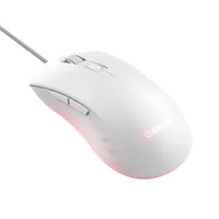 Trust Gaming-Maus GXT924W YBAR+ Weiss - Maus Features: Umschaltbare DPI-Auflösung - Beleuchtung - Scrollrad - Bedienungsseite: Rechtshänder - Detailfarbe: Weiss - Gewicht: 137 g - Verbindungsart: Verkabelt - Schnittstelle: USB-A