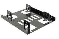 Delock 3.5-Einbaurahmen für 2x 2.5 HDD/SDD - Zubehörtyp: HDD/SSD Montageset