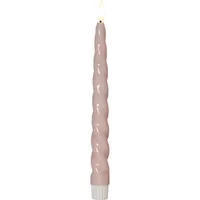 Star Trading LED-Stabkerzen Set Flamme Shine, 24.5 cm, Pink - Betriebsart: Batteriebetrieb - Fernbedienung: Nein - Aussenanwendung: Nein - Höhe: 24.5 cm - Timerfunktion: Ja - Set: Ja