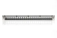 MODULAR PATCH PANEL SHIELDED 24-PORT COLOR BLACK