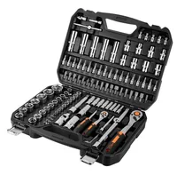 Socket wrenches 1/4, 1/2, set of 110 pcs, CrV
