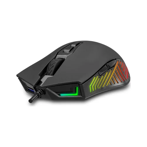 INCA Gaming Maus IMG-GT17 6400 DPI, RGB, 7 Tasten, USB, SW retail
