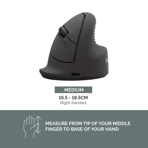 Fellowes Breyta Ergonomic Vertikale Maus M Rechtshänder