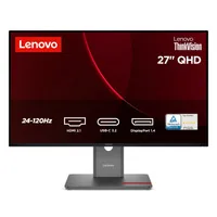 68,6cm/27"" (2560x1440) Lenovo ThinkVision P27Q-40 16:9 WQHD IPS 4ms 120Hz HDMI DisplayPort USB-B USB-A USB-C VESA