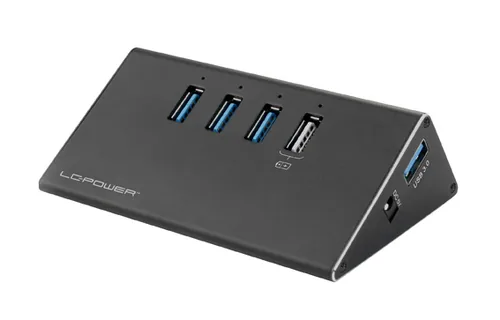 LC-Power USB-Hub 3x USB 3.0 1xLadefunktion LC-HUB-ALU-2B-4