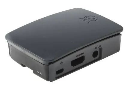 Raspberry Pi Gehäuse für Raspberry Pi 3 Typ B / B+ Grau/Schwarz - Set: Nein - Zubehörtyp: Gehäuse