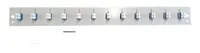 EFB Bestckte Frontblende mit 12 x LC Duplex Kupplung OS2, schwarz