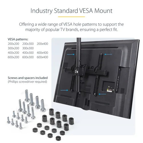 CEILING TV MOUNT - STEEL .