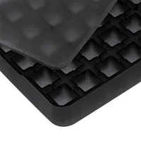 Lurch Eiswürfelform Würfel Schwarz / Transparent, 2 x 2 cm - Produkttyp: Eiswürfelbehälter - Eiswürfelform: Eckig - Materialtyp: Kunststoff - Material: Silikon - Detailfarbe: Schwarz - Anzahl Eiswürfel: 35