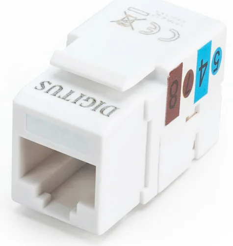 DIGITUS CAT 6 KEYSTONE JACK UNSHIELDED RJ45 TO LSAACK