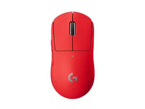 Logitech G PRO X SUPERLIGHT - Maus - 2.4 GHz - Rot