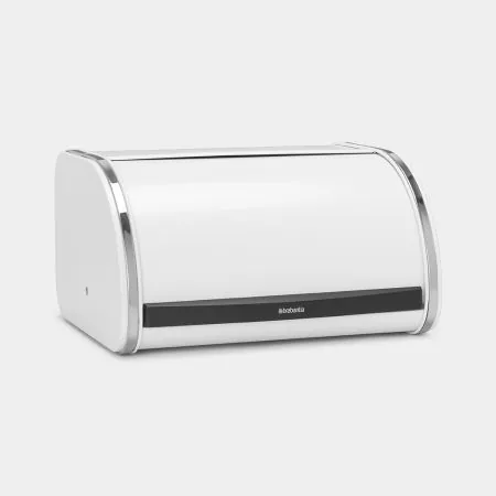 Brabantia Klappbrotkasten Front rund, weiss, medium