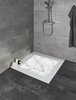 Kleine Wolke Marble Non-slip bath mat Anthracite, Marble colour