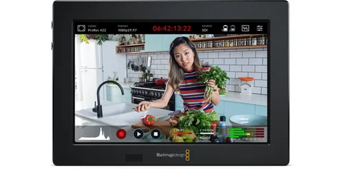 Blackmagic Design Recorder Video Assist 7 3G - Schnittstellen: SDI - USB Typ C - SD Card Slot - 3.5 mm Klinke - HDMI - Analog Input