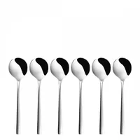 Sola Eierlöffel 6 Stück, Silber - Produkttyp: Eierlöffel - Material: Edelstahl 18/10 - Griffmaterial: Edelstahl 18/10 - Spülmaschinenfest: Ja - Verpackungseinheit: 6 Stück - Detailfarbe: Silber