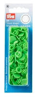 Prym Druckknöpfe Color Snaps Hellgrün, Ø 12,4 mm, 30 Stück - Detailfarbe: Hellgrün