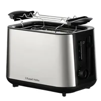 Russell Hobbs 27390-56 tostapane 6 2 fetta/e Nero, Acciaio inox