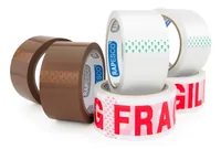 Rapesco 6 Verpackungbänder 50 mm x 50 m, 6 Stück - Breite: 50 mm - Länge: 50 m - Verpackungseinheit: 1 Stück - Detailfarbe: Transparent - Weiss - Braun - Klebehaftung: Feuchtigkeitsbeständig - Strapazierfähig - Klebend - Art: Klebeband