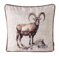 Boltze Kissen Poldie Polyester, 45 x 45 cm - Breite: 45 cm - Detailfarbe: Beige - Braun - Eigenschaften: Keine Eigenschaft - Zertifikate: Keine Zertifizierung - Bezug abnehmbar: Ja - Mit Bezug: Ja