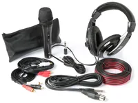 Fenton DJ Set SH400 - Typ: Einzelmikrofon - Bauweise: Hand-/Stativmikrofon - Anwendungsbereich: Gesang & Sprache - Wandlerprinzip: Dynamisch - Richtcharakteristik: Niere - Umschaltbare Richtcharakteristik: Nein