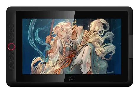 XP-PEN Grafiktablet Artist Pro 15.6 V2 - Stromversorgung: Netzbetrieb - Aktive Arbeitsfläche: 340.99 mm x 191.81 mm - Anzahl Druckstufen: 16384 × - Detailfarbe: Schwarz - Schnittstellen: USB Typ C - Display vorhanden: Ja
