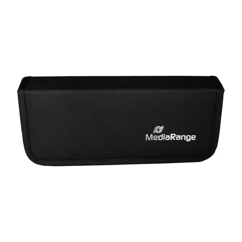 MediaRange BOX99 memory card case 5 cards Nylon Black