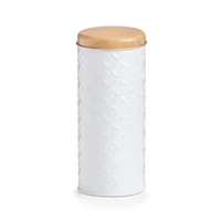 Zeller Present Vorratsdose Scandi 0.68 l, Weiss - Produkttyp: Vorratsdose - Materialtyp: Metall - Material: Metall - Detailfarbe: Weiss - Mikrowellenfest: Nein - Spülmaschinenfest: Nein