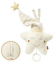 fehn Spieluhr Stern BabyLOVE - Material: Jersey - Plüsch - Polyester - Textil - Vlies - Detailfarbe: Beige