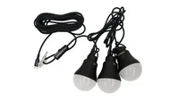 Outwell Campinglampe Epsilon 3-er Set - Betriebsart: USB - Lichtstärke: 300 lm - Farbe: Schwarz