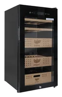 Kibernetik Zigarrenhumidor HU85 - Beleuchtung: Ja - Bauart: Freistehend - Einbaunormen: Keine - Einbaumodell: Nein - Tiefe: 45 cm - Geräuschentwicklung in Betrieb: 35 dBA