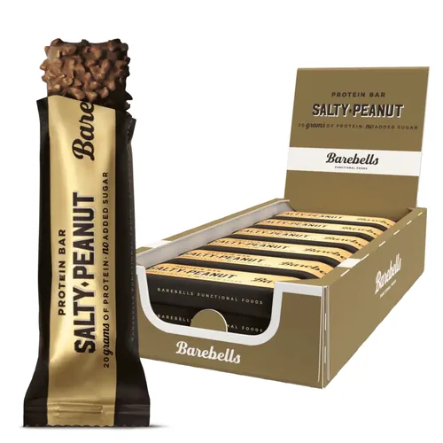 Barebells Riegel Protein Bar Salty Peanut - Produktionsland: Kroatien - Anwendungszweck: Muskelaufbau - Einnahme: Nach Aktivität - Nachhaltigkeit: Nicht angegeben - Gewicht pro Einheit: 55 g - Sportart: Fitness - Lifestyle