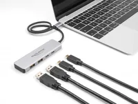 USB 10 Gbps USB Type-C Hub mit 2 x USB Typ-A und 2 x USB Type-C, USB-Hub