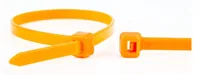 WKK Kunststoffkabelbinder Orange 300x4,8mm 100 St.