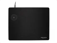 Mauspad mit Induktions-Ladefunktion USB DeLock Black