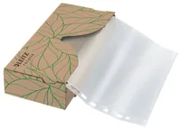 Leitz Zeigetasche Recycle A4 40 Stück - Typ: Zeigetasche - Ausstattung: Keine - Detailfarbe: Transparent - Material: Recycling-Kunststoff
