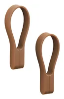 Zone Denmark Handtuchhalter Loop mit Magnet 2 Stück, Terracotta - Befestigung: Magnet - Farbe: Terracotta Brown - Material: Silikon