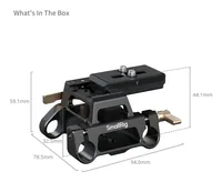 Smallrig Arca-Type Mount Plate Kit - Detailfarbe: Schwarz
